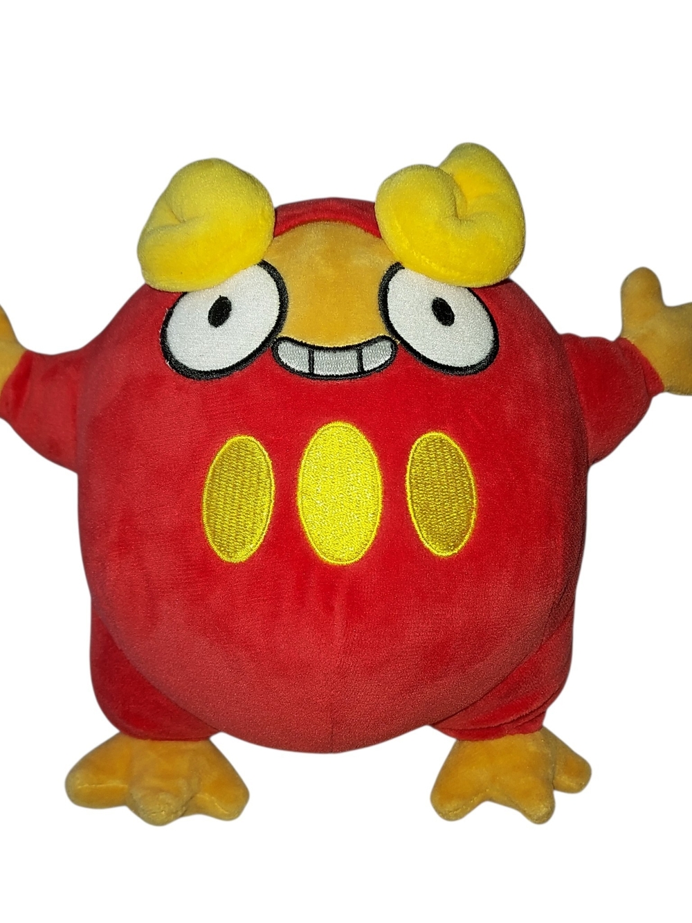 Pokemon Darumaka Plush Stuffed Toy 8" Red Animal Beast Nintendo Game Freak 2023